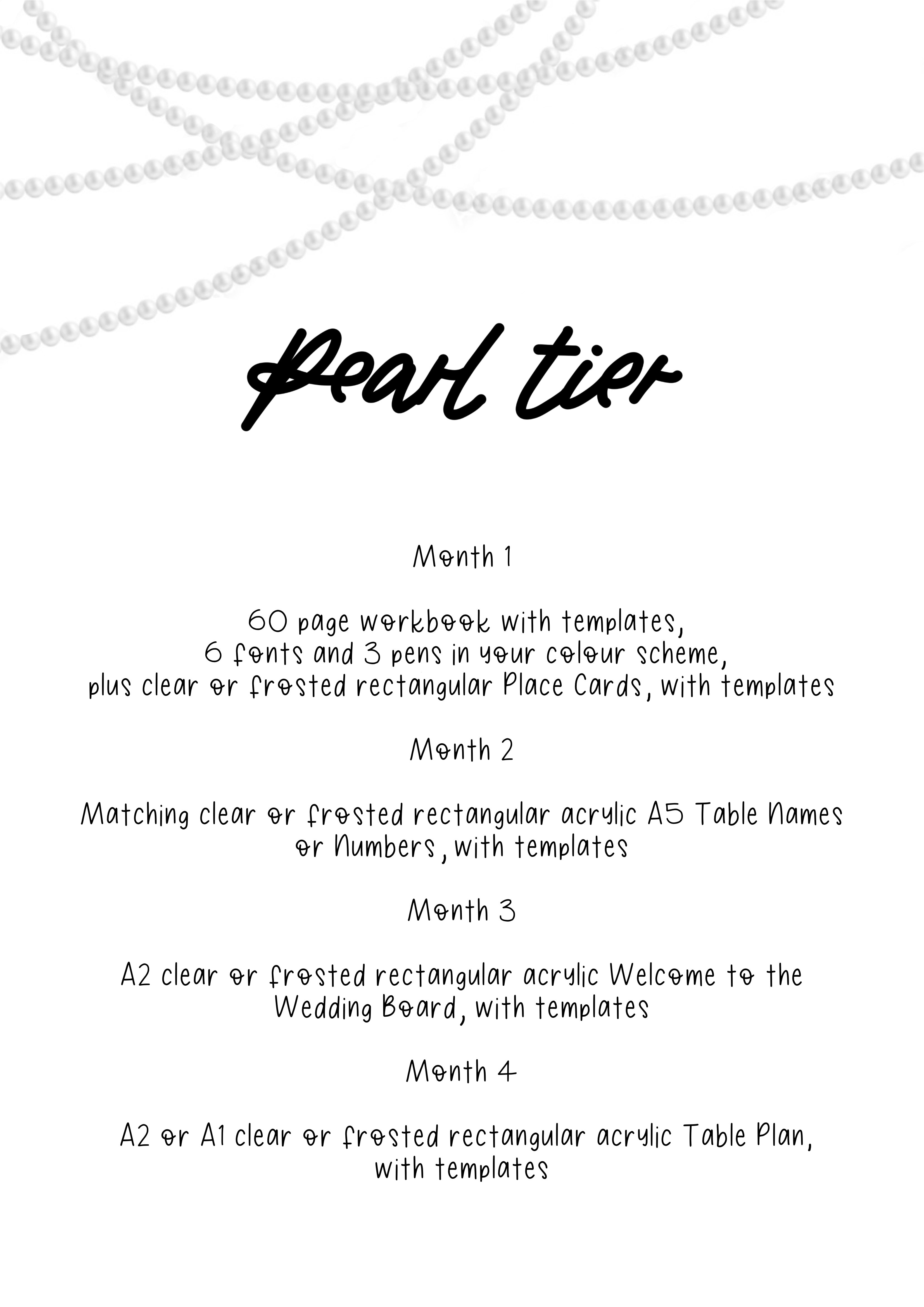 Pearl Wedding Tier