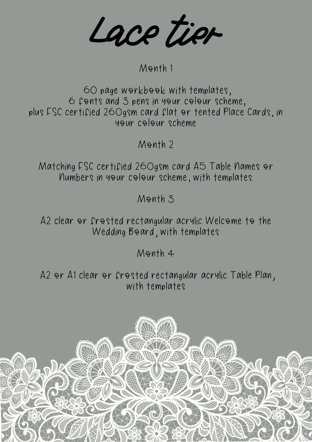 Lace Wedding Tier