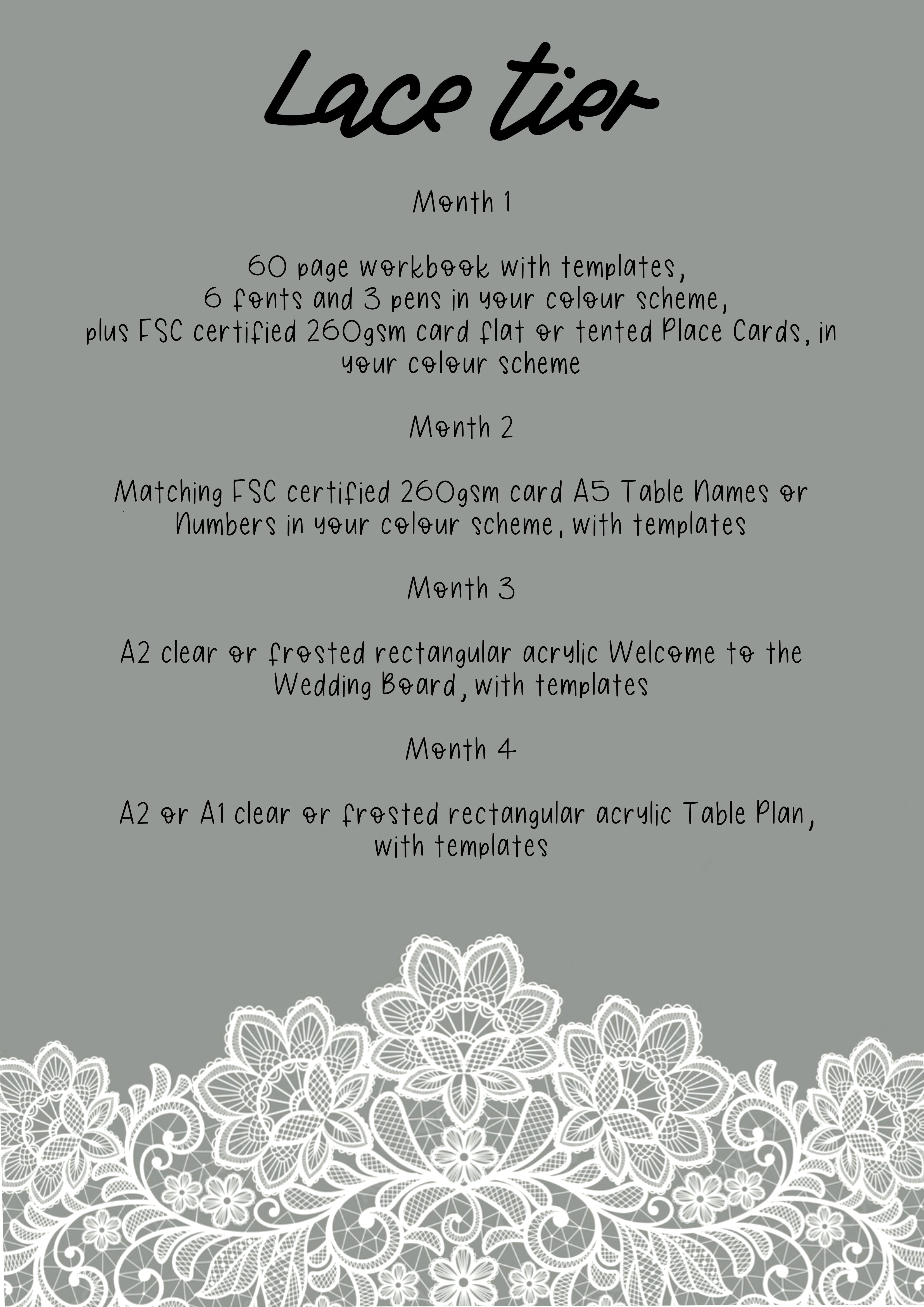 Lace Wedding Tier